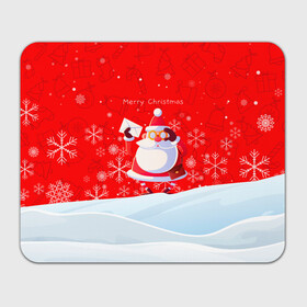 Прямоугольный коврик для мышки с принтом Дед Мороз с подарочным конвертом. в Екатеринбурге, натуральный каучук | размер 230 х 185 мм; запечатка лицевой стороны | Тематика изображения на принте: 2022 | merry christmas | год тигра | дед мороз | зима близко | мороз | нг | новогодний | новогодний тигр | новогодняя символика | новый год | новый год 2022 | рождество | символ 2022 года | снег | снежинки | тигр