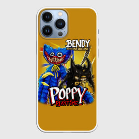 Чехол для iPhone 13 Pro Max с принтом POPPY PLAYTIME AND BENDY AND THE INK MACHINE в Екатеринбурге,  |  | Тематика изображения на принте: bendy and the ink machine | poppy playtime | бенди | бенди и чернильная машина | бэнди | игра | монстр | плэйтайм | попи плей тайм | попи плэй тайм | попиплейтам | попиплэйтайм | поппи плейтайм | поппиплэйтайм