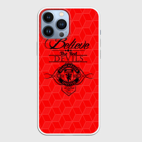 Чехол для iPhone 13 Pro Max с принтом MU Red Devils coral theme в Екатеринбурге,  |  | manchester united | mu | mufc | old trafford | англия | апл | красные | красные дьяволы | лига чемпионов | манчестер | манчестер юнайтед | мю | олд траффорд | премьер лига | театр мечты | футбол