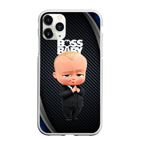 Чехол для iPhone 11 Pro матовый с принтом BOSS black blue в Екатеринбурге, Силикон |  | baby | boss | boss baby | босс | босс молокосос | маленький босс | малыш | мальчик | молокосос | ребенок