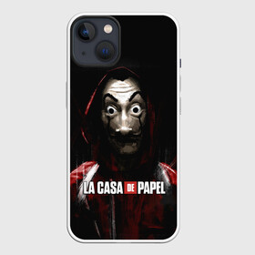 Чехол для iPhone 13 с принтом РИСУНОК БУМАЖНЫЙ ДОМ - LA CASA DE PAPEL BELLA CIAO в Екатеринбурге,  |  | bella ciao | la casa de papel | бумажный дом | ла каса де | ла каса де папель | ла каса де пепел | лакаса | сериал | фильм