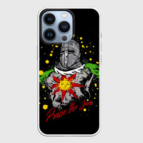 Чехол для iPhone 13 Pro с принтом Praise the Sun Dark Souls в Екатеринбурге,  |  | ashen one | dark souls | games | praise the sun | игры | компьютерные игры | негорящий | неопалимый | рыцарь | тёмные души