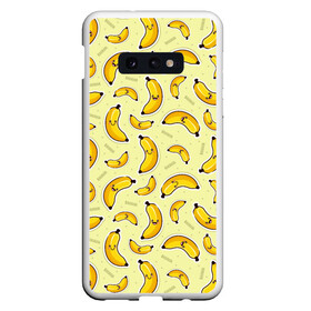 Чехол для Samsung S10E с принтом Банановый Бум в Екатеринбурге, Силикон | Область печати: задняя сторона чехла, без боковых панелей | банан | банановый | бананы | паттерн | прикол | фрукты