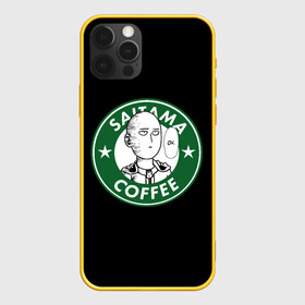 Чехол для iPhone 12 Pro с принтом ONE PUNCH MAN OK COFFEE в Екатеринбурге, силикон | область печати: задняя сторона чехла, без боковых панелей | Тематика изображения на принте: one punch man | onepunch man | onepunchman | oppai | saitama | ван панч мен | ванпанч мен | ванпанчмен | макото миядзаки | сайтама | человек один удар