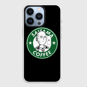 Чехол для iPhone 13 Pro с принтом ONE PUNCH MAN OK COFFEE в Екатеринбурге,  |  | one punch man | onepunch man | onepunchman | oppai | saitama | ван панч мен | ванпанч мен | ванпанчмен | макото миядзаки | сайтама | человек один удар