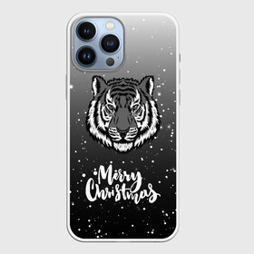 Чехол для iPhone 13 Pro Max с принтом Merry Christmas Год Тигра 2022. в Екатеринбурге,  |  | 2022 | happy new year | merry christmas | год тигра | зима близко | нг | новогодний | новогодний тигр | новогодняя символика | новый год | новый год 2022 | рождество | символ 2022 года | снег | снежинки | тигр