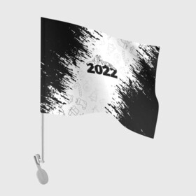 Флаг для автомобиля с принтом Тигр отдыхает на цифре 2022. в Екатеринбурге, 100% полиэстер | Размер: 30*21 см | 2022 | happy new year | merry christmas | год тигра | зима близко | нг | новогодний | новогодний тигр | новогодняя символика | новый год | новый год 2022 | рождество | символ 2022 года | снег | снежинки | тигр