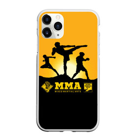 Чехол для iPhone 11 Pro матовый с принтом ММА (Mixed Martial Arts) в Екатеринбурге, Силикон |  | Тематика изображения на принте: bellator | boxing | fight club | mixed martial arts | ufc | айкидо | беллатор | боевые искусства | боец | бои | бои без правил | бойцовский клуб | бокс | борьба | воин | джиуджитсу | дзюдо | единоборства | карате | кикбоксинг