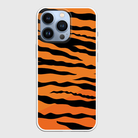 Чехол для iPhone 13 Pro с принтом Шкура тигра вектор в Екатеринбурге,  |  | Тематика изображения на принте: tiger | восточный тигр | год тигра | кошка | тигр | тигренок | хищник | шерсть тигра