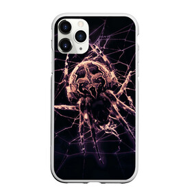 Чехол для iPhone 11 Pro матовый с принтом Паук (neon) в Екатеринбурге, Силикон |  | black | insect | neon | spider | tarantula | web | насекомое | неоновый | паук | паутина | тарантул | черный