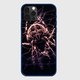 Чехол для iPhone 12 Pro Max с принтом Паук (neon) в Екатеринбурге, Силикон |  | black | insect | neon | spider | tarantula | web | насекомое | неоновый | паук | паутина | тарантул | черный