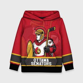 Детская толстовка 3D с принтом Оттава Сенаторз Ottawa Senators в Екатеринбурге, 100% полиэстер | двухслойный капюшон со шнурком для регулировки, мягкие манжеты на рукавах и по низу толстовки, спереди карман-кенгуру с мягким внутренним слоем | hockey | nhl | ottawa | ottawa senators | senators | usa | нхл | оттава | оттава сенаторз | сенаторз | спорт | сша | хоккей | шайба