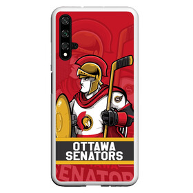 Чехол для Honor 20 с принтом Оттава Сенаторз Ottawa Senators в Екатеринбурге, Силикон | Область печати: задняя сторона чехла, без боковых панелей | hockey | nhl | ottawa | ottawa senators | senators | usa | нхл | оттава | оттава сенаторз | сенаторз | спорт | сша | хоккей | шайба