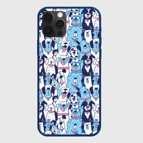 Чехол для iPhone 12 Pro Max с принтом Забавные Пёсели паттерн Funny Dogs pattern в Екатеринбурге, Силикон |  | Тематика изображения на принте: dog | бульдог | далматинец | йорк | мопс | песик | порода | смешной | собака
