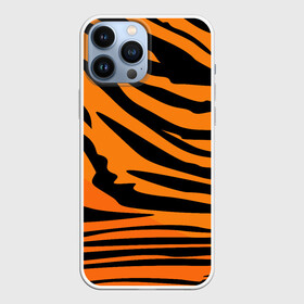 Чехол для iPhone 13 Pro Max с принтом Шкура (шерсть) тигра в Екатеринбурге,  |  | Тематика изображения на принте: tiger | восточный тигр | год тигра | кошка | тигр | тигренок | хищник | шерсть тигра