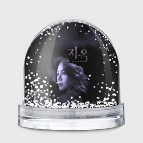 Игрушка Снежный шар с принтом Min Hye jin в Екатеринбурге, Пластик | Изображение внутри шара печатается на глянцевой фотобумаге с двух сторон | дым | женщина | монстр | персонаж