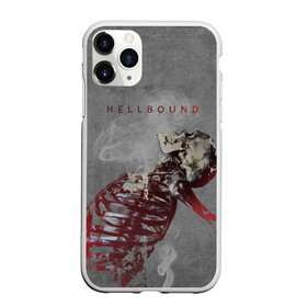 Чехол для iPhone 11 Pro Max матовый с принтом Hellbound Новая истина в Екатеринбурге, Силикон |  | дым | надпись | скелет | текстура