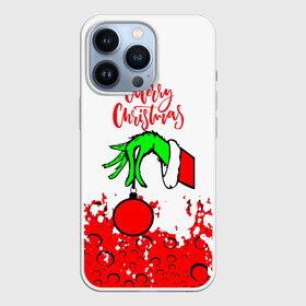 Чехол для iPhone 13 Pro с принтом Merry Christmas Grinch в Екатеринбурге,  |  | 2022 | grinch | happy new year | merry christmas | год тигра | гринч | зима близко | нг | новогодний | новый год | новый год 2022 | рождество | снег | снежинки