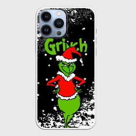 Чехол для iPhone 13 Pro Max с принтом Grinch На всех обиделся. в Екатеринбурге,  |  | 2022 | grinch | happy new year | merry christmas | год тигра | гринч | зима близко | нг | новогодний | новый год | новый год 2022 | рождество | снег | снежинки