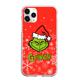 Чехол для iPhone 11 Pro Max матовый с принтом Grinch Red. в Екатеринбурге, Силикон |  | Тематика изображения на принте: 2022 | grinch | happy new year | merry christmas | год тигра | гринч | зима близко | нг | новогодний | новый год | новый год 2022 | рождество | снег | снежинки