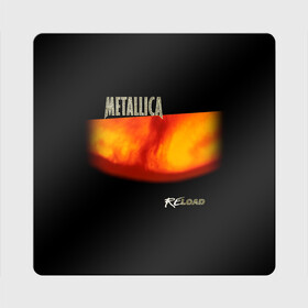 Магнит виниловый Квадрат с принтом Metallica ReLoad в Екатеринбурге, полимерный материал с магнитным слоем | размер 9*9 см, закругленные углы | hard | heavy | james hetfield | kirk hammett | lars ulrich | metallica | music | robert trujillo | rock band | thrash | thrashmetal | альбом | джеймс хэтфилд | кирк хэмметт | ларс ульрих | метал | металика | металлика | музыка | роберт трухильо | рок груп