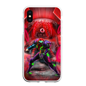 Чехол для iPhone XS Max матовый с принтом Samus Robo | Metroid Dread в Екатеринбурге, Силикон | Область печати: задняя сторона чехла, без боковых панелей | game | mercurysteam | metroid | metroid dread | metroid fusion | robo | robot | samus aran | игра | компьютерная игра | метроид | метроид дреад | мэтроид | мэтройдо дореддо | робо | робот | самус аран