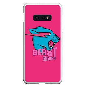 Чехол для Samsung S10E с принтом Mr Beast Gaming Full Print (Pink edition) в Екатеринбурге, Силикон | Область печати: задняя сторона чехла, без боковых панелей | gamer | games | gaming | mr beast | mrbeast | youtube | блогеры | игры | мистер бист | ютуберы