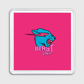 Магнит 55*55 с принтом Mr Beast Gaming Full Print (Pink edition) в Екатеринбурге, Пластик | Размер: 65*65 мм; Размер печати: 55*55 мм | gamer | games | gaming | mr beast | mrbeast | youtube | блогеры | игры | мистер бист | ютуберы