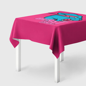 Скатерть 3D с принтом Mr Beast Gaming Full Print (Pink edition) в Екатеринбурге, 100% полиэстер (ткань не мнется и не растягивается) | Размер: 150*150 см | gamer | games | gaming | mr beast | mrbeast | youtube | блогеры | игры | мистер бист | ютуберы