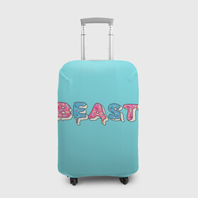 Чехол для чемодана 3D с принтом Mr Beast Donut в Екатеринбурге, 86% полиэфир, 14% спандекс | двустороннее нанесение принта, прорези для ручек и колес | Тематика изображения на принте: mr beast | mrbeast | youtube | арты | блогеры | мистер бист | прикольные надписи | ютуберы