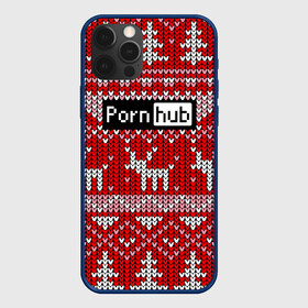 Чехол для iPhone 12 Pro Max с принтом Porn Hub новогодний в Екатеринбурге, Силикон |  | deer | holiday | new year | pattern | новый год | олень | праздник | узор