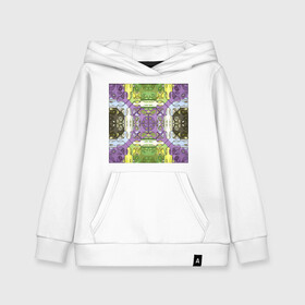 Детская толстовка хлопок с принтом Коллекция Фрактальная мозаика Фиолетово-зеленый Квадрат в Екатеринбурге, 100% хлопок | Круглый горловой вырез, эластичные манжеты, пояс, капюшен | Тематика изображения на принте: abstraction | fractal | green | mosaic | pattern | purple | yellow | абстракция | желтый | зеленый | мозайка | на витрину | узор | фиолетовый | фрактал