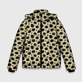 Зимняя куртка для мальчиков 3D с принтом Шкура Леопарда (Leopard) в Екатеринбурге, ткань верха — 100% полиэстер; подклад — 100% полиэстер, утеплитель — 100% полиэстер | длина ниже бедра, удлиненная спинка, воротник стойка и отстегивающийся капюшон. Есть боковые карманы с листочкой на кнопках, утяжки по низу изделия и внутренний карман на молнии. 

Предусмотрены светоотражающий принт на спинке, радужный светоотражающий элемент на пуллере молнии и на резинке для утяжки | Тематика изображения на принте: jaguar | leopard | ocelot | predator | гепард | дикая кошка | животное | зверь | кот | леопард | леопардовые пятна | оцелот | хищная кошка | хищник | ягуар