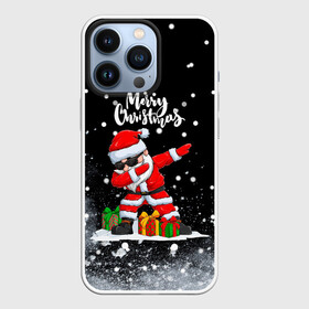 Чехол для iPhone 13 Pro с принтом Santa Dabbing с подарками. в Екатеринбурге,  |  | Тематика изображения на принте: 2022 | dabbing | happy new year | merry christmas | santa dabbing | год тигра | зима близко | нг | новогодний | новый год | новый год 2022 | рождество | символ 2022 года | снег | снежинки
