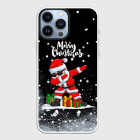 Чехол для iPhone 13 Pro Max с принтом Santa Dabbing с подарками. в Екатеринбурге,  |  | Тематика изображения на принте: 2022 | dabbing | happy new year | merry christmas | santa dabbing | год тигра | зима близко | нг | новогодний | новый год | новый год 2022 | рождество | символ 2022 года | снег | снежинки