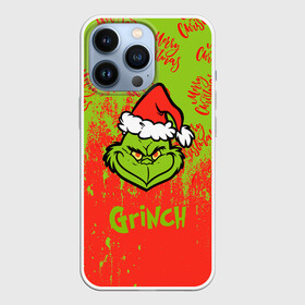 Чехол для iPhone 13 Pro с принтом Grinch Merry Christmas. в Екатеринбурге,  |  | 2022 | grinch | happy new year | merry christmas | год тигра | гринч | зима близко | нг | новогодний | новый год | новый год 2022 | рождество | снег | снежинки