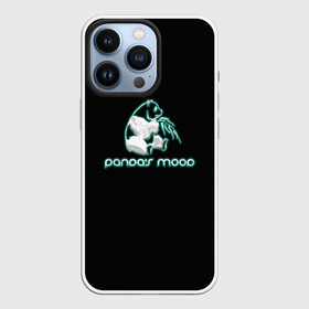 Чехол для iPhone 13 Pro с принтом Pandas mood в Екатеринбурге,  |  | африка | бивни | животные | злой | злость | индия | китай | настроение | неон | неоновые принты | панда | природа | саванна | светящиеся | сердится