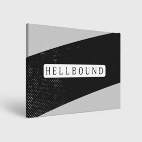 Холст прямоугольный с принтом HELLBOUND - Полосы в Екатеринбурге, 100% ПВХ |  | Тематика изображения на принте: bound | hell | hellbound | netflix | series | ада | зов | корейский | культура | монстры | поп | сериал | сериалы