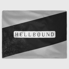 Плед 3D с принтом HELLBOUND - Полосы в Екатеринбурге, 100% полиэстер | закругленные углы, все края обработаны. Ткань не мнется и не растягивается | bound | hell | hellbound | netflix | series | ада | зов | корейский | культура | монстры | поп | сериал | сериалы