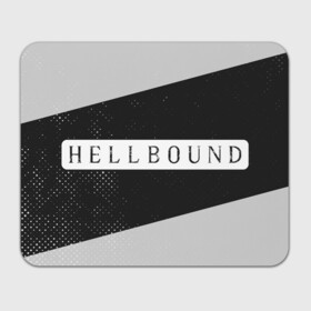 Прямоугольный коврик для мышки с принтом HELLBOUND - Полосы в Екатеринбурге, натуральный каучук | размер 230 х 185 мм; запечатка лицевой стороны | bound | hell | hellbound | netflix | series | ада | зов | корейский | культура | монстры | поп | сериал | сериалы