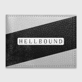 Обложка для студенческого билета с принтом HELLBOUND - Полосы в Екатеринбурге, натуральная кожа | Размер: 11*8 см; Печать на всей внешней стороне | Тематика изображения на принте: bound | hell | hellbound | netflix | series | ада | зов | корейский | культура | монстры | поп | сериал | сериалы