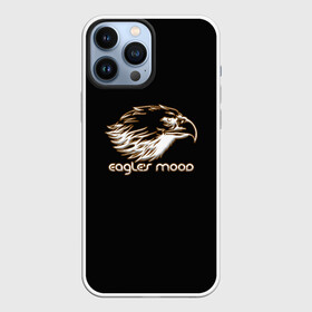 Чехол для iPhone 13 Pro Max с принтом Eagles mood в Екатеринбурге,  |  | бивни | животные | злой | злость | клюв | крылья | настроение | неон | неоновые принты | орел | природа | птицы | саванна | светящиеся | сердится | хищник