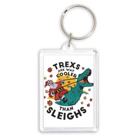 Брелок прямоугольный 35*50 с принтом T-Rex Christmas в Екатеринбурге,  |  | art | christmas | dinosaur | drawing | gifts | new year | santa claus | tirex | toys | tyrannosaurus | арт | дед мороз | динозавр | игрушки | новый год | подарки | рисунок | рождество | санта клаус | тираннозавр | тирекс