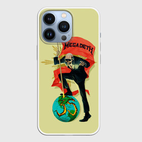 Чехол для iPhone 13 Pro с принтом Megadeth world в Екатеринбурге,  |  | alternative | megadeth | metall | music | rock | альтернатива | мегадез | металл | музыка | рок