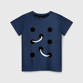 Детская футболка хлопок с принтом Иллюзия номер 1 в Екатеринбурге, 100% хлопок | круглый вырез горловины, полуприлегающий силуэт, длина до линии бедер | yaay | дырки в одежде | иллюзия | иллюзорный | лапша | мираж | обман | отверстия в футболке | прикол | тридэ | фокус