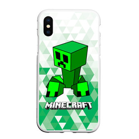 Чехол для iPhone XS Max матовый с принтом Minecraft Creeper ползучий камикадзе в Екатеринбурге, Силикон | Область печати: задняя сторона чехла, без боковых панелей | Тематика изображения на принте: creeper | green minecraft | minecraft | minecraft creeper | minecraft dungeons | детские игры | зеленый майнкрафт | камикадзе | крипер | крипер майнкрафт | криппер | майнкрафт крипер | майнкрафт подземелье | минекрафт | мобы