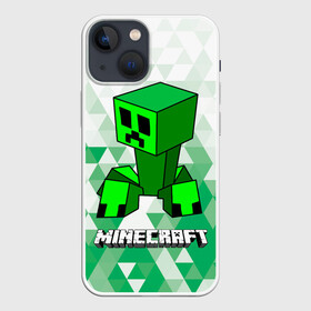 Чехол для iPhone 13 mini с принтом Minecraft Creeper ползучий камикадзе в Екатеринбурге,  |  | Тематика изображения на принте: creeper | green minecraft | minecraft | minecraft creeper | minecraft dungeons | детские игры | зеленый майнкрафт | камикадзе | крипер | крипер майнкрафт | криппер | майнкрафт крипер | майнкрафт подземелье | минекрафт | мобы