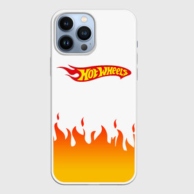 Чехол для iPhone 13 Pro Max с принтом Hot Wheels | Logo | Fire в Екатеринбурге,  |  | Тематика изображения на принте: auto | bone shaker | fire | hot wheels | logo | mattel | rd02 | twin mill | авто | автомобиль | ам | горячие колёса | лого | логотип | огненная | огонь | хот велс | эмблема