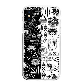 Чехол для iPhone XS Max матовый с принтом THE WITCHER LOGOOMBING   ВЕДЬМАК ПАТТЕРН в Екатеринбурге, Силикон | Область печати: задняя сторона чехла, без боковых панелей | Тематика изображения на принте: geralt | the witcher | the witcher wild hunt | witcher | wolf | аард | аксий | белый волк | ведьмак | ведьмак 3 | волк | геральт | игни | ирден | йенифер | каер морхен | квен | охотник | трисс | цири | школа волка