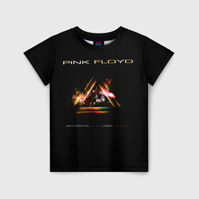 Детская футболка 3D с принтом Live at the Empire Pool - Pink Floyd в Екатеринбурге, 100% гипоаллергенный полиэфир | прямой крой, круглый вырез горловины, длина до линии бедер, чуть спущенное плечо, ткань немного тянется | pink floyd | pinkfloyd | альбом | арт | артрок | дэвид гилмор | пинк флойд | пинкфлойд | прогрессивный | психоделический | ричард райт | роджер уотерс | рок группа | сид барретт | симфонический | спэйс | эйсид